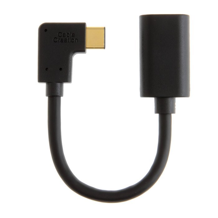CableCreation Angled Type C (USB-C) to Standard USB 2.0 A Male Cable, USB 3.1 USB-C for Apple The Macbook, Chromebook... N4