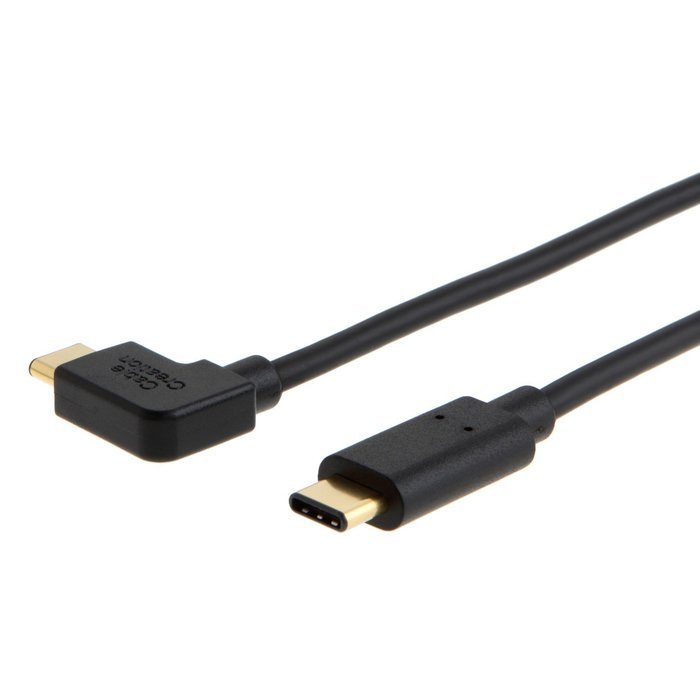 CableCreation Angled Type C (USB-C) to Standard USB 2.0 A Male Cable, USB 3.1 USB-C for Apple The Macbook, Chromebook... N5
