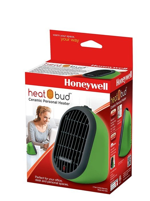Honeywell HCE100R Heat Bud Ceramic Heater, Red N4 free image download