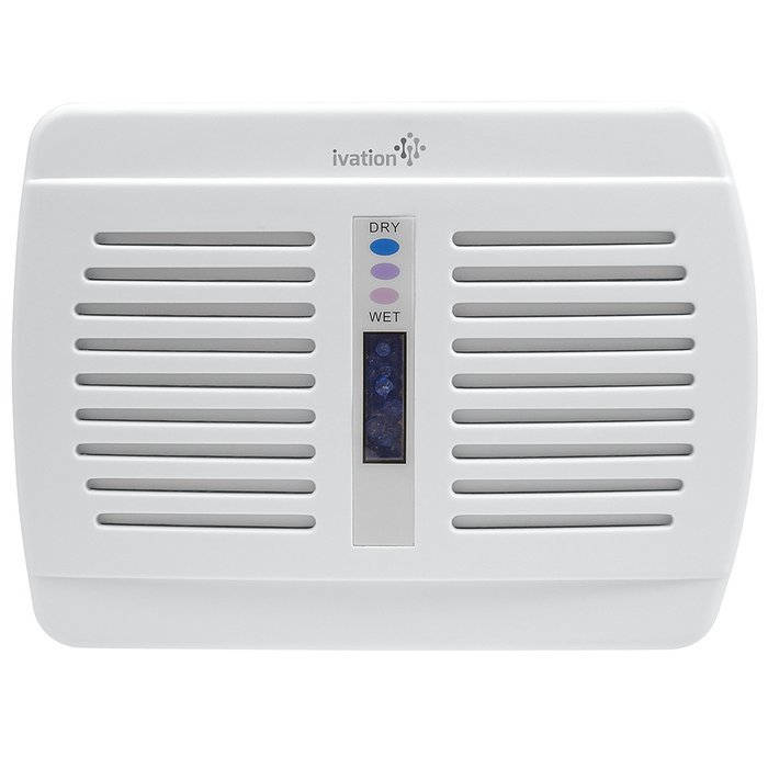 Ivation Reusable Silica Gel Wireless Mini Dehumidifier 2-Pack - Suited for Smaller Rooms, Walk-In Closets, Boats... N5