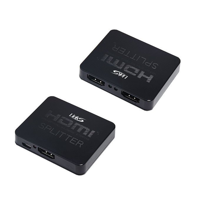 LinkS 1x8 8 Ports HDMI Powered Splitter for Full HD 1080P & 3D Support (One Input To Eight Outputs) N6