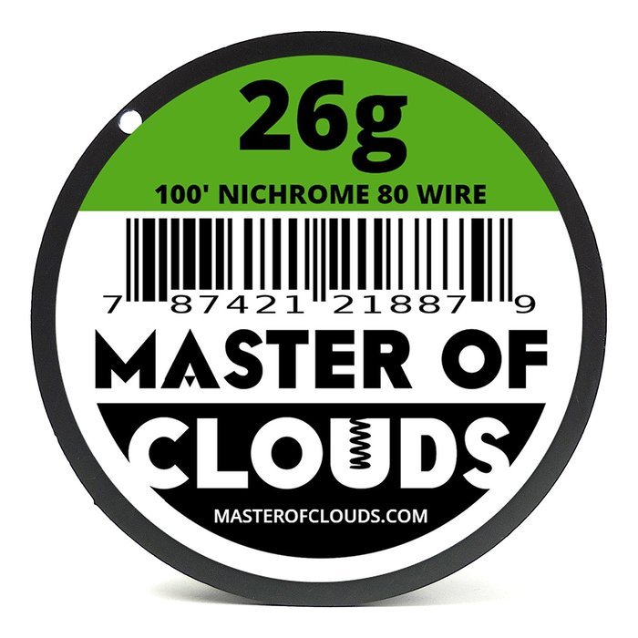 Nichrome 80 - 100 ft 26 Gauge AWG Resistance Wire 0.40mm 26g 100'