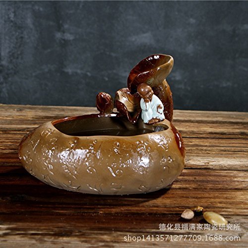 FEI&S Ceramic Flowing Water humidifier living room desk creative Gifts, Home Decor is part #4