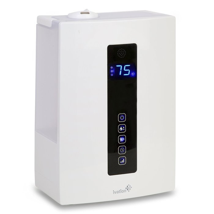 Digital Humidifier with LED Display Ultrasonic Cool & Warm Mist with Digital Humidity, Mist Level Control & Timer... N5