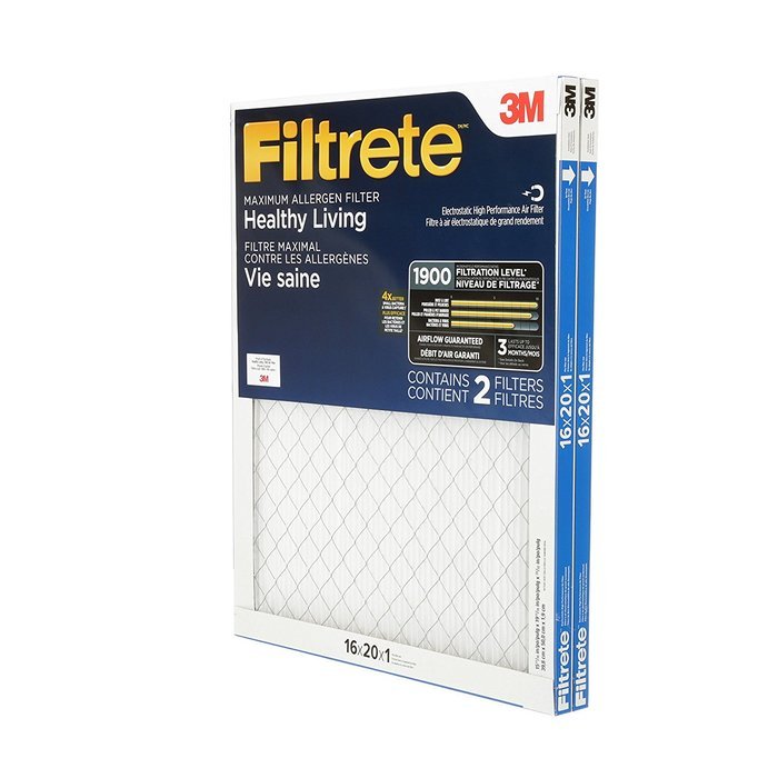 Filtrete Healthy Living Ultimate Allergen Reduction Filter, MPR 1900, 14 x 24 x 1-Inches, 6-Pack N22