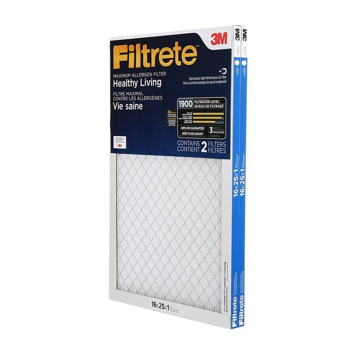 Filtrete Healthy Living Ultimate Allergen Reduction Filter, MPR 1900, 14 x 24 x 1-Inches, 6-Pack N23
