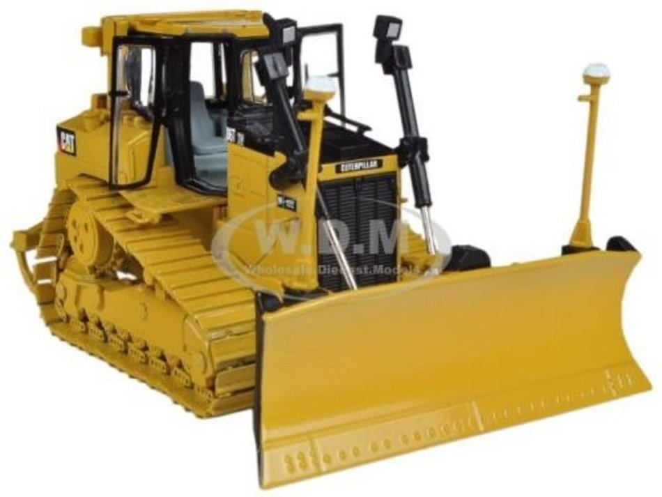 CAT CATERPILLAR D6T XW VPAT TRACK TYPE TRACTOR WITH GPS 1/50 MODEL NORSCOT 55197