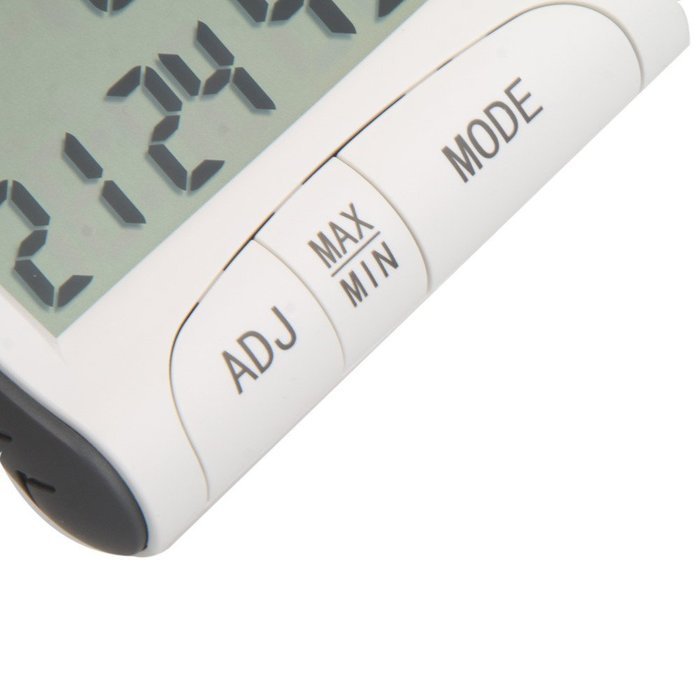 SYS LCD Digital Temperature Tester Wireless Thermometer Hygrometer Temperature Humidity Meter Clock N5