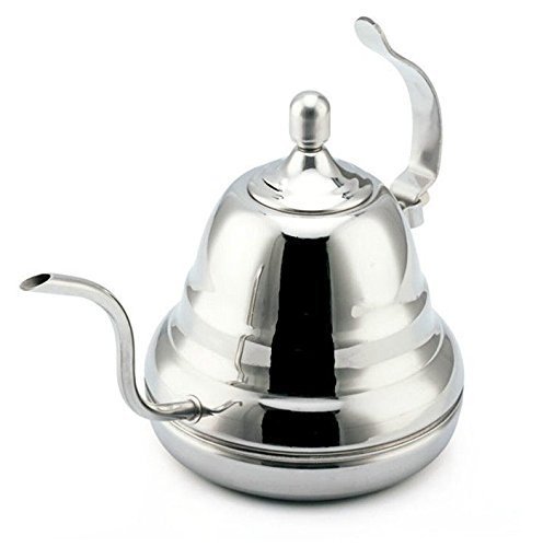 Diguo Coffee Kettle Stainless Steel Pour Over Kettle Coffee Pot Tea Pot, Gooseneck, 1.2 Liter N6