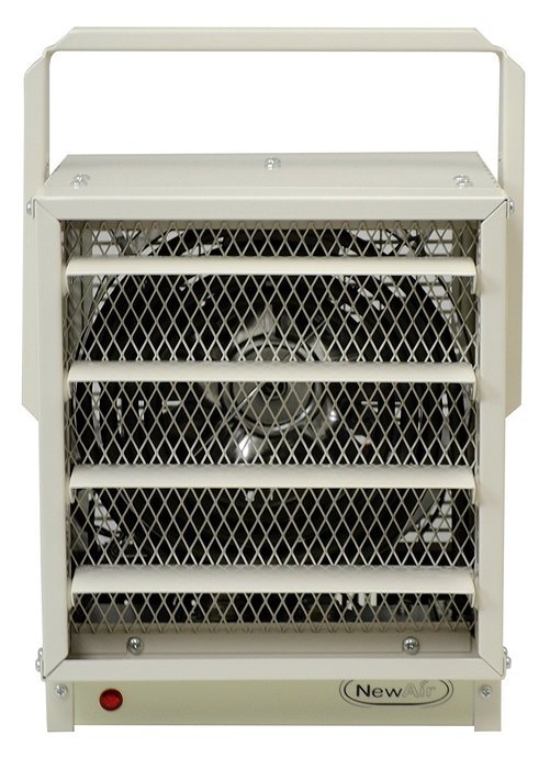 NewAir G73 Hardwired Electric Garage Heater, 17060 BTUs, Ivory N3