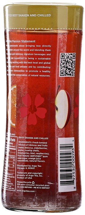 Argo Tea Bottled Tea Drink, Hibiscus Sangria, 13.5 oz N3