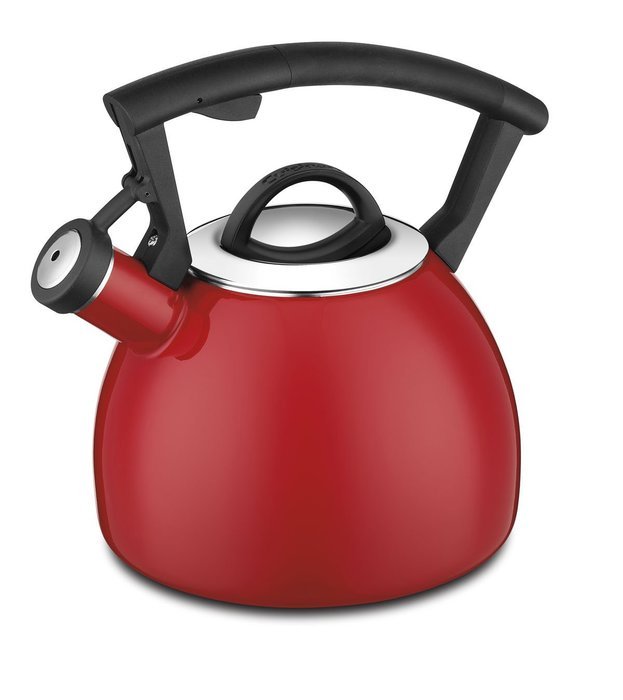 Cuisinart CTK-EOS14BK Bravo Enamel-on-Steel Stovetop Teakettle, Black N2