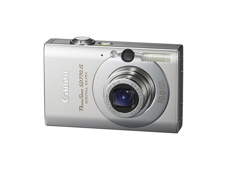 Canon PowerShot SD770 IS 10MP Digital Camera with 3x Optical Image Stabilized Zoom (Silver) N4