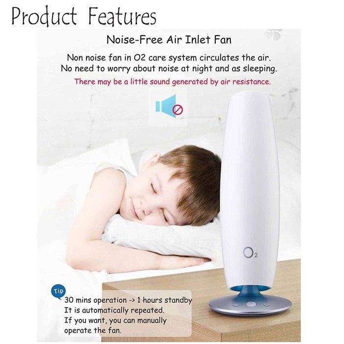 Medicine O2 Care Air Purifier Mini Air Cleaner HEPA Filter Plasma Ion UV Sterilizer (MC-1000) N5