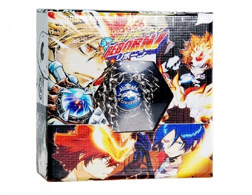 Dfunlife Anime Hitman Reborn 3rd Generation Vongola Ring with Chain (Blue) N5