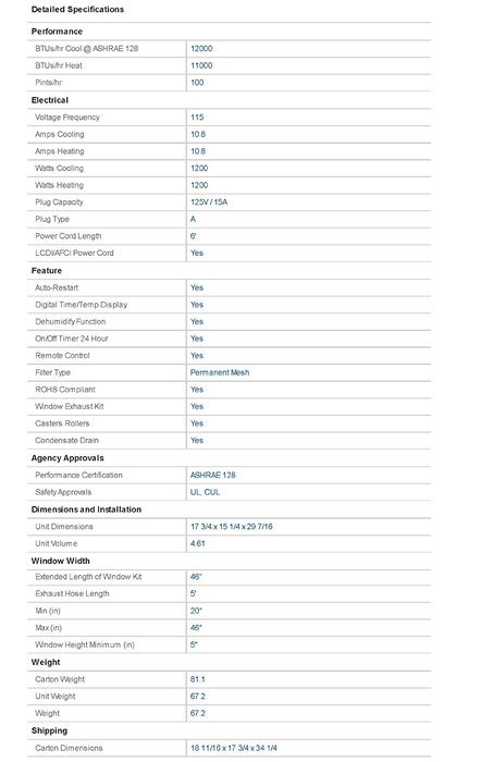 Haier HPN12XHM 12, 000-BTU Portable Air Conditioner, 11, 000-BTU Portable Heater Combo Unit N8