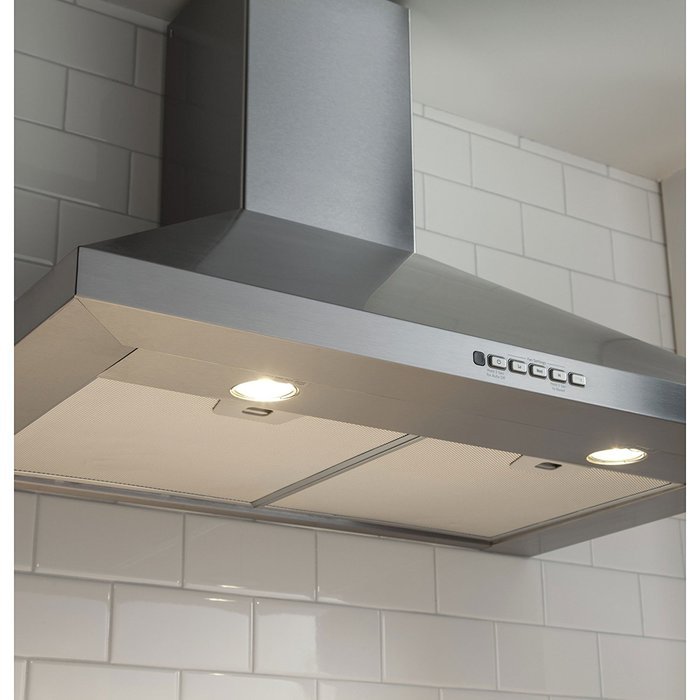 GE Profile JVW5301SS 30" Wall-Mount Pyramid Chimney Hood N2