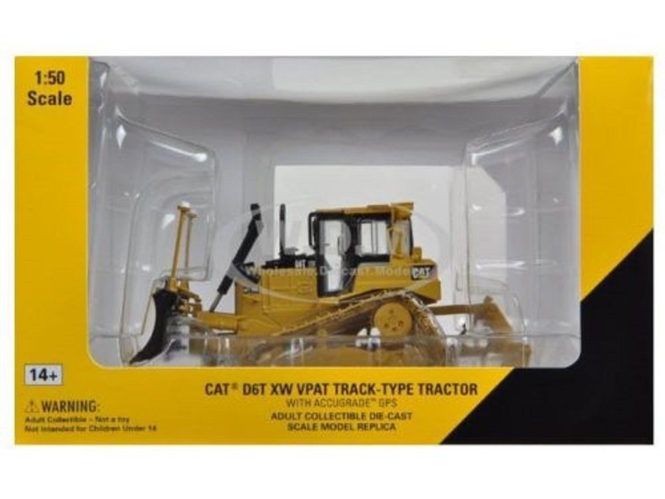CAT CATERPILLAR D6T XW VPAT TRACK TYPE TRACTOR WITH GPS 1/50 MODEL NORSCOT 55197 N3