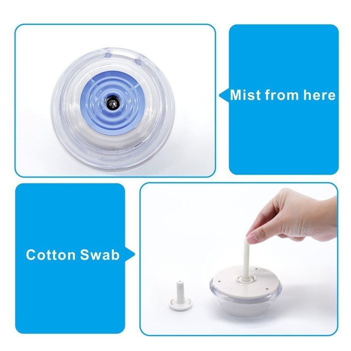 Fanme Mini Air Humidifier Portable Cool Purifier Ultra Quiet Crystal Mist Dispenser with Safety Automatic Shut-Off... N6