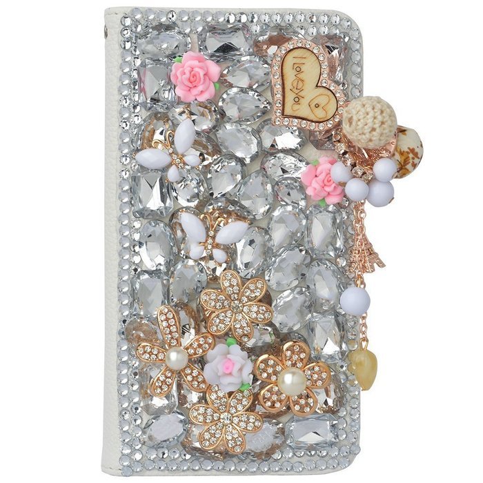 Note 5 Case, Galaxy Note 5 Case,Yaheeda Premium PU Leather [3D Metal Accessory ] Bling Diamond Crystal [Card Slot... N26