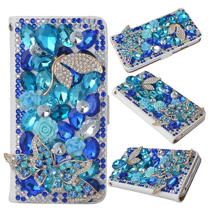 Note 5 Case, Galaxy Note 5 Case,Yaheeda Premium PU Leather [3D Metal Accessory ] Bling Diamond Crystal [Card Slot... N27