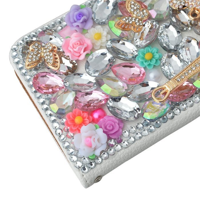 Note 5 Case, Galaxy Note 5 Case,Yaheeda Premium PU Leather [3D Metal Accessory ] Bling Diamond Crystal [Card Slot... N30