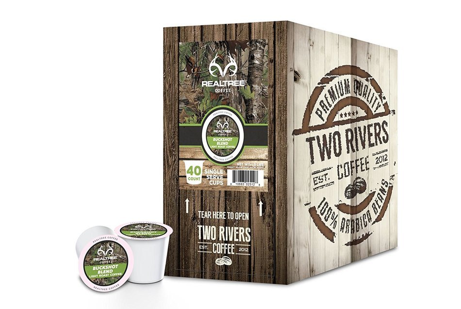 Realtree MAX Single-Cup Coffee for Keurig K-Cup Brewers 40 Count N3