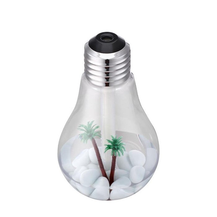 Lamp Humidifier,VIASA Home Aroma LED Humidifier Air Diffuser Purifier Atomizer(Silver) N7
