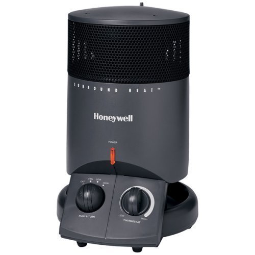 "Honeywell/kaz Home Environme" HZ-2200 Mini Tower Surround Heater 1500W - Charcoal Gray