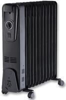 Pro Elec Cyaa55-11 Black 2.5kw Oil Filled Radiator Black by Pro-Elec