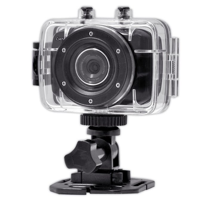 Gear-Pro High-Definition Sport ActionCam, 720p Wide-Angle Camcorder with 2.0 Touch Screen, All Mounting Gear Included...