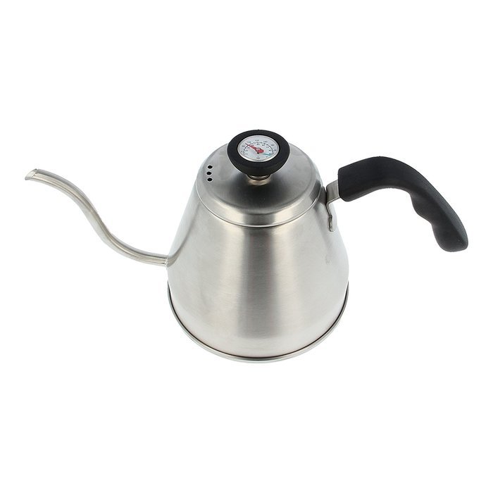 [NEW DESIGN] Pour Over Drip Kettle 1.2L Built-in Thermometer Premium Stainless Steel Gooseneck Kettle - Best Coffee... N3