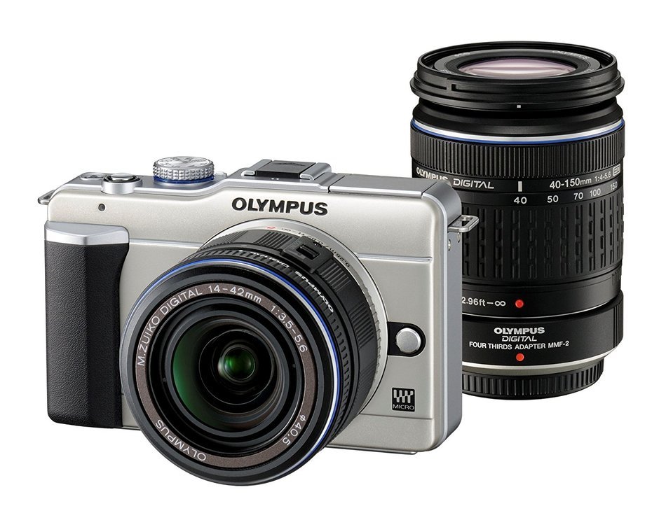 Olympus PEN E-PL1 12.3MP Live MOS Micro Four Thirds Mirrorless Digital Camera with 14-42mm f/3.5-5.6 Zuiko Digital... N5