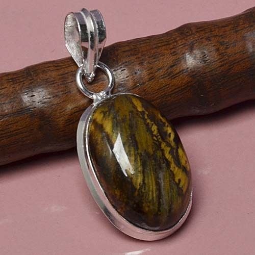 Handmade Designer Gemstone 925 Sterling Silver Overlay Pendant