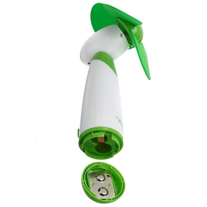 KINGSO Portable Personal Handheld Battery Operated Blower Cooler Mini Fan Green N16