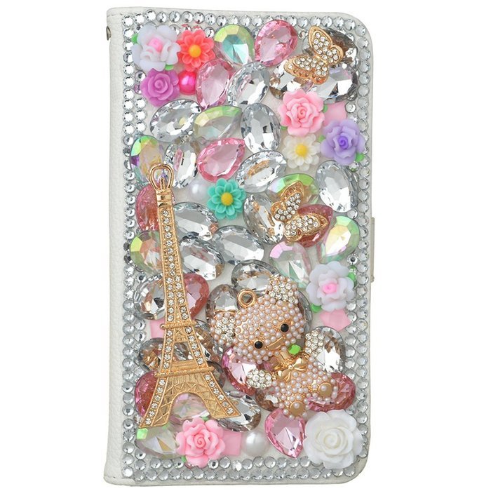 Note 5 Case, Galaxy Note 5 Case,Yaheeda Premium PU Leather [3D Metal Accessory ] Bling Diamond Crystal [Card Slot... N46