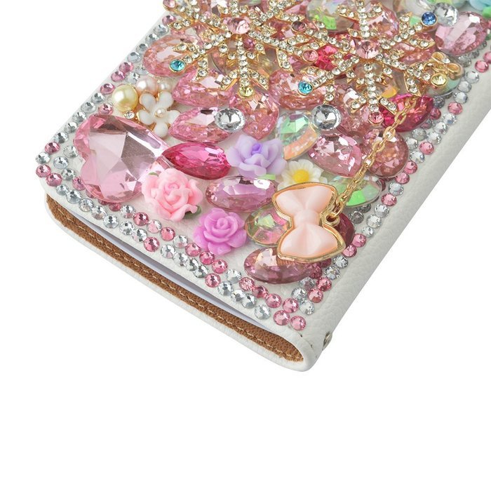 Note 5 Case, Galaxy Note 5 Case,Yaheeda Premium PU Leather [3D Metal Accessory ] Bling Diamond Crystal [Card Slot... N48