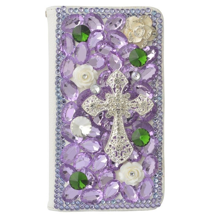 Note 5 Case, Galaxy Note 5 Case,Yaheeda Premium PU Leather [3D Metal Accessory ] Bling Diamond Crystal [Card Slot... N49