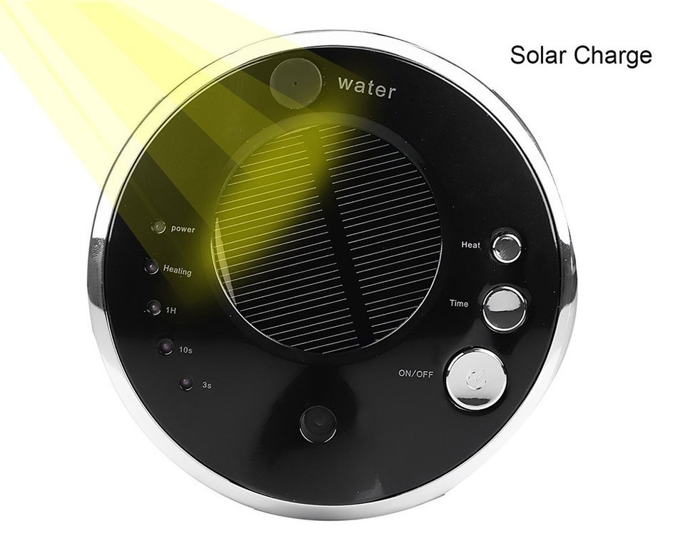 Deli Solar Car Air Purifier, Negative Anion Humidifier, USB Rechargeable Ozone Ionizer, Car Air Freshener Oxygen... N6
