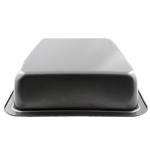 AYAMAYA High Quality New Carbon Steel Non-Stick Coating Square Roaster Bread Loaf Pan 15.3*11.2*2.7 inch