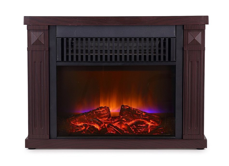 Global Air GDIFP-1200A-C Mini Fireplace, Cherry