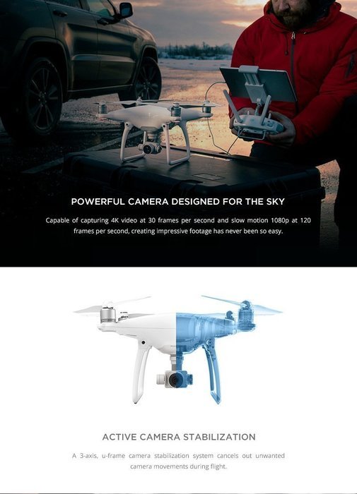 DJI Phantom 4 Bundle: Includes 3 Phantom 4 Batteries, Polar Pro Drone Trekker Backpack, Polar Pro Filter Kit,... N2