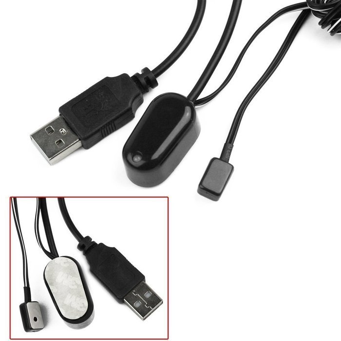 GenLed Infrared Remote Control Receiver + Emitter + USB Adaptor for IR Extender Repeater N2