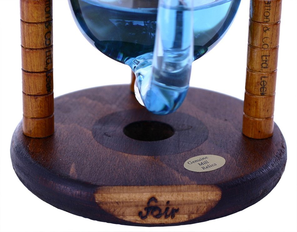 River City Clocks Renaissance Water Barometer, Antique Wood Frame, 14-Inch Tall N3