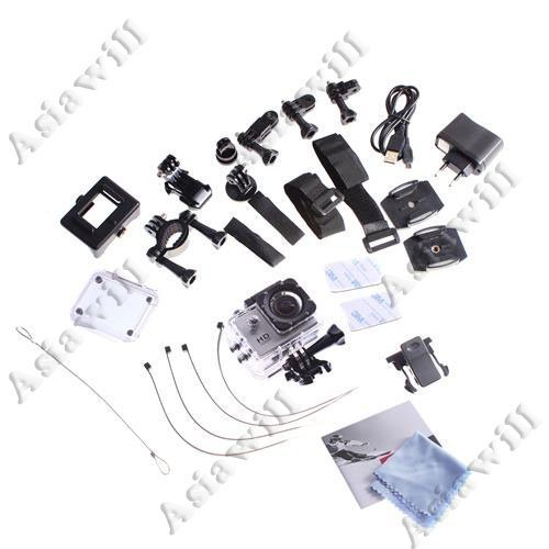 Asiawill&reg; 1.5" TFT 12.0 MP 2/3" CMOS 1080P Full HD Outdoor Sports Digital Video Camera Waterproof Camera / Wide...