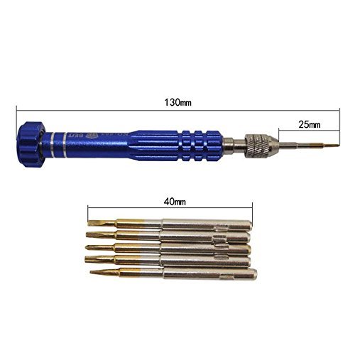 5 in 1 Pentalobe Repair Screwdriver Set For iphone 6G 5/5S/5C 4/4S Samsung Nokia N3