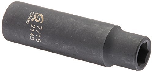 Sunex 214d 1/2-Inch Drive 7/16-Inch Deep Impact Socket by Sunex