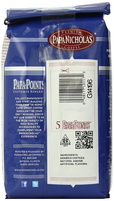 PapaNicholas Coffee Whole Bean Coffee, Italian Espresso, 10 Ounce N20
