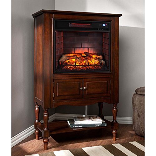 Southern Enterprises Providence Infrared Electric Fireplace Tower