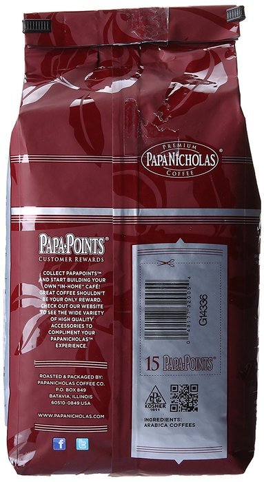 PapaNicholas Coffee Whole Bean Coffee, Italian Espresso, 10 Ounce N23